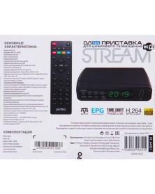 Приставка для цифрового TV DVB-T2/C Perfeo STREAM WI-FI,IPTV,HDMI,2 USB.. Приставка для цифрового TV DVB-T2/C Perfeo STREAM WI-FI,IPTV,HDMI,2 USB..