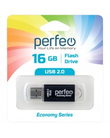 USB Флеш-Драйв  16Gb  Perfeo  E 01 Economy Color Mix..