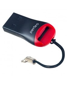 USB-картридер Perfeo (PF-VI-R007 Black) MicroSD Black-Red (PF_4256).. USB-картридер Perfeo (PF-VI-R007 Black) MicroSD Black-Red (PF_4256)..