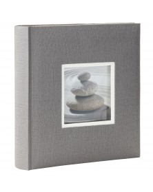 Ф/альбом ЯМ 200 ф.FA-EBBM200 - 833  кн.пер, Крафт, серый  (12)..