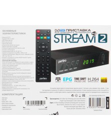 Приставка для цифрового TV DVB-T2/C Perfeo STREAM 2 WI-FI,IPTV,HDMI,2 USB,.. Приставка для цифрового TV DVB-T2/C Perfeo STREAM 2 WI-FI,IPTV,HDMI,2 USB,..