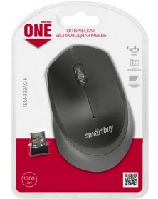 Мышь Smart Buy  333 AG-K               (Nano,1000dpi,Optical) Black Беспров..