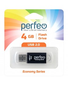 USB Флеш-Драйв    4Gb  Perfeo  E 01 Economy Color Mix..