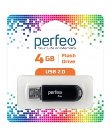 USB Флеш-Драйв    4Gb  Perfeo  C 03 Color Mix..