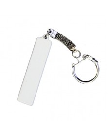 Брелок госномер 53-12 Белый  под сублимацию ( по 10 шт )..