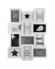 Мультирамка на  12 фото   BIN-1122762-White-Белый..