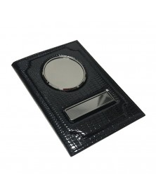 Обложка для автодокументов, рептилия, нат. кожа, черная..