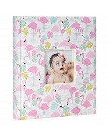 Ф/альбом ЯМ 30 м.л. (29*32) FA-EBBSA30 - 822 детский Фламинго, кн.пер, ткан..