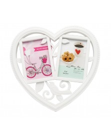 Ф/Рамка ЯМ FFC-1006  комби Fotografia 2 фото 9*13 белая                    ..