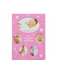 Ф/Рамка  FFM - 531/5  Металл  5 фото ( 1/9*13 + 4/5*6 см) Детская розовая..