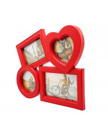 Ф/Рамка ЯМ FFC-2002 комби Fotografia 4 фото красная .. Ф/Рамка ЯМ FFC-2002 комби Fotografia 4 фото красная ..