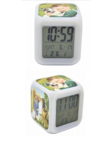 Часы-будильник с LED-подстветкой под сублимацию..