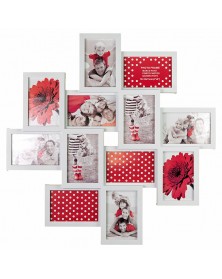 Мультирамка на  12 фото   BIN-1122546-White-Белый..