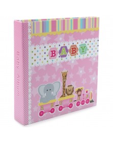 Ф/Альбом-анкета  Pioneer  (86555) 56 фото 10*15 + Цветные страницы  Розовая..