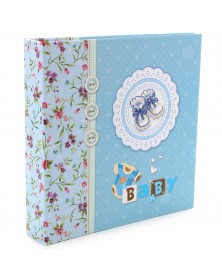 Ф/Альбом-анкета  Pioneer  (86560)  Цветные страницы  Голубая..