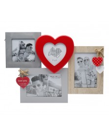 Ф/Рамка ЯМ FFC-2060  комби Fotografia MDF 4 фото (2- 10*15 см + 2- 10*10 см..