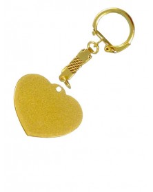 Брелок Сердце 40х35мм Золото под сублимацию.. Брелок Сердце 40х35мм Золото под сублимацию..