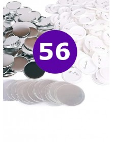 Заготовка закатного значка 56 мм металл/пластик  ( по 100 шт )..