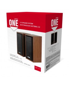 Колонки Smart Buy (SBA   102)                2.0 (2*   3W)  ONE Дерево,Brow..