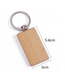 Брелок деревянный прямоуг. 32х53 мм (для гравировки, уф-печати)..