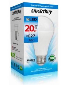 Лампа светодиодная SmartBuy (LED) A60- 20W-6000K E27 Холодный Дневной свет.. Лампа светодиодная SmartBuy (LED) A60- 20W-6000K E27 Холодный Дневной свет..