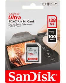 Карта памяти SDXC 128Gb (Class 10) SanDisk Ultra UHS-1 100MB/s .. Карта памяти SDXC 128Gb (Class 10) SanDisk Ultra UHS-1 100MB/s ..