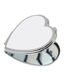 Зеркальце в форме сердца под сублимацию..