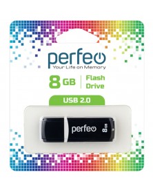 USB Флеш-Драйв    8Gb  Perfeo  C 02 Color Mix..