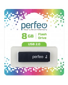 USB Флеш-Драйв    8Gb  Perfeo  C 04 Color Mix..