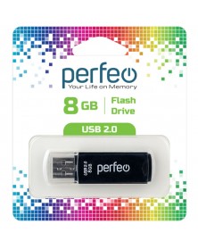 USB Флеш-Драйв    8Gb  Perfeo  C 06 Color Mix..