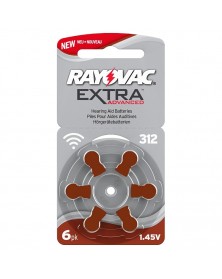 Батарейка RAYOVAC EXTRA ZA312 ( 6BL)(60) (G3) для слуховых аппаратов .. Батарейка RAYOVAC EXTRA ZA312 ( 6BL)(60) (G3) для слуховых аппаратов ..