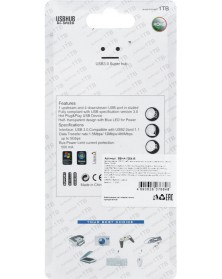 USB-концентратор SmartBuy (SBHA-7304-B) Black с выключателями USB 3.0.. USB-концентратор SmartBuy (SBHA-7304-B) Black с выключателями USB 3.0..