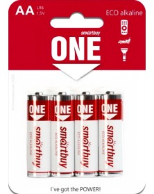 Батарейка SB ONE-Eco LR6 Alkaline ( 4BL)(48)(480).. Батарейка SB ONE-Eco LR6 Alkaline ( 4BL)(48)(480)..