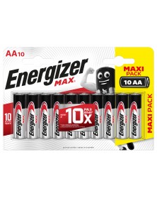 Батарейка ENERGIZER LR6 Alkaline ( 10BL)(10/120) MAX .. Батарейка ENERGIZER LR6 Alkaline ( 10BL)(10/120) MAX ..
