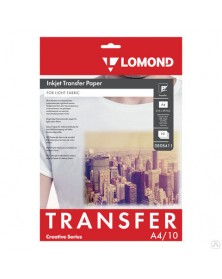 0808411 Lomond Термотр-р струйн. для светл. тканей А4 140г/м2 (10л) (27.. 0808411 Lomond Термотр-р струйн. для светл. тканей А4 140г/м2 (10л) (27..
