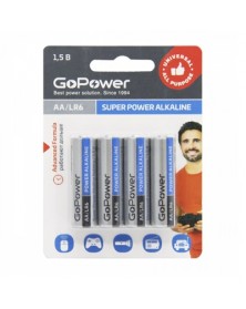 Батарейка GoPower LR6 Alkaline ( 4BL)(48)(576).. Батарейка GoPower LR6 Alkaline ( 4BL)(48)(576)..