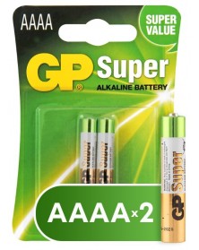 Батарейка GP Super AААА LR8/ LR61 1,5V ( 2BL)(20/160).. Батарейка GP Super AААА LR8/ LR61 1,5V ( 2BL)(20/160)..