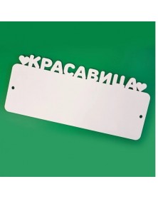 Номер на коляску деревянный для сублимации Красавица .. Номер на коляску деревянный для сублимации Красавица ..