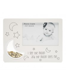 Ф/Рамка из МДФ  FFL - 811, 10*15 см.,   I see the moon..., серая..