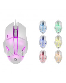 Мышь DEFENDER    982 Host           (USB, 1000dpi,Optical) White 7 цветов п..