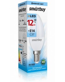 Лампа светодиодная SmartBuy (LED) C37- 12W-4000K E14 Белый свет Свеча.. Лампа светодиодная SmartBuy (LED) C37- 12W-4000K E14 Белый свет Свеча..