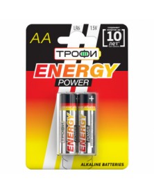 Батарейка ТРОФИ LR6 Alkaline ( 2BL)(40)(320) ENERGY POWER.. Батарейка ТРОФИ LR6 Alkaline ( 2BL)(40)(320) ENERGY POWER..