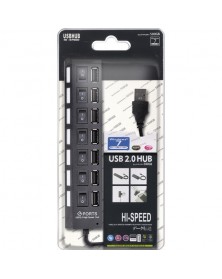 USB-концентратор SmartBuy (SBHA-7207-B) Black с выключателями..