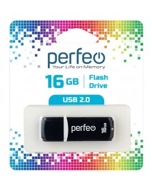 USB Флеш-Драйв  16Gb  Perfeo  C 02 Color Mix..