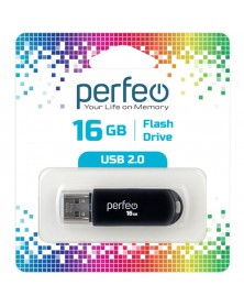 USB Флеш-Драйв  16Gb  Perfeo  C 03 Color Mix..