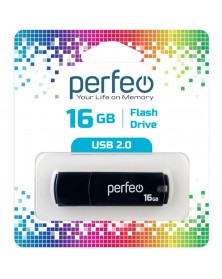 USB Флеш-Драйв  16Gb  Perfeo  C 05 Color Mix..