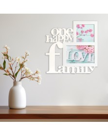 Ф/Рамка ЯМ FFC-1014  комби Fotografia 2 фото белая                         ..