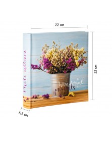 Ф/альбом ЯМ 200 ф.FA-BBM200 - 352 Цветы, Книжный переплёт (12).. Ф/альбом ЯМ 200 ф.FA-BBM200 - 352 Цветы, Книжный переплёт (12)..
