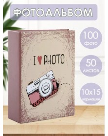 Ф/Альбом  Pioneer  (119338)  100 ф  15*21 см. Photos  Книжный переплет с Me..