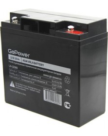 Аккумулятор GoPower VRLA 12v - 18 Ah Свинц.- кислотный AGM Клеммы под б.. Аккумулятор GoPower VRLA 12v - 18 Ah Свинц.- кислотный AGM Клеммы под б..